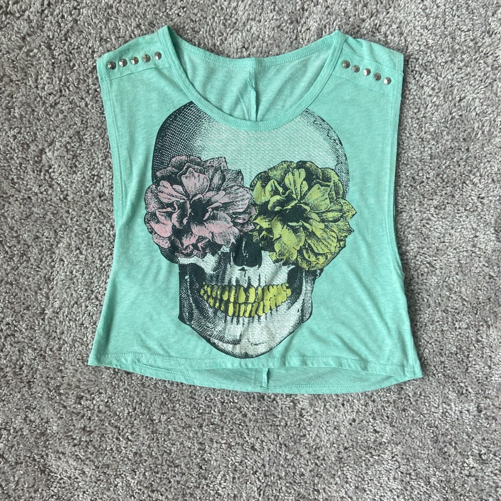 Skull Crop Top